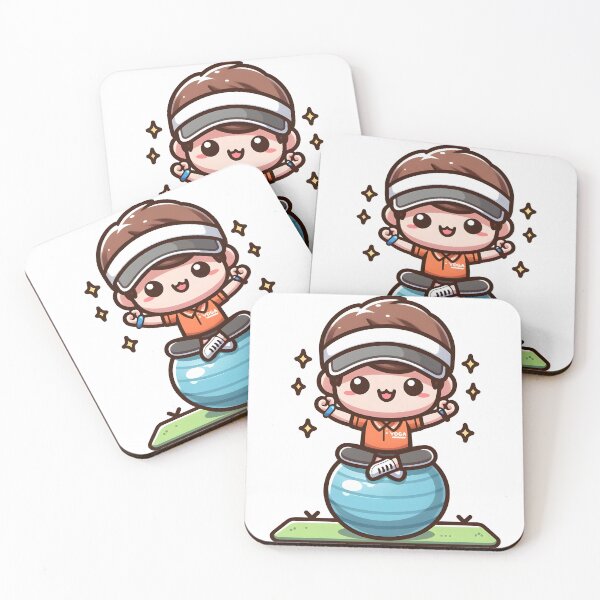 Item preview, Kawaii Athletic Coach: Wearing A Visor Cap designed and sold by CanvasCutie.