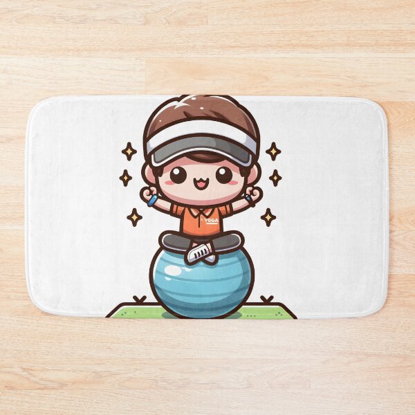 Item preview, Kawaii Athletic Coach: Wearing A Visor Cap designed and sold by CanvasCutie.