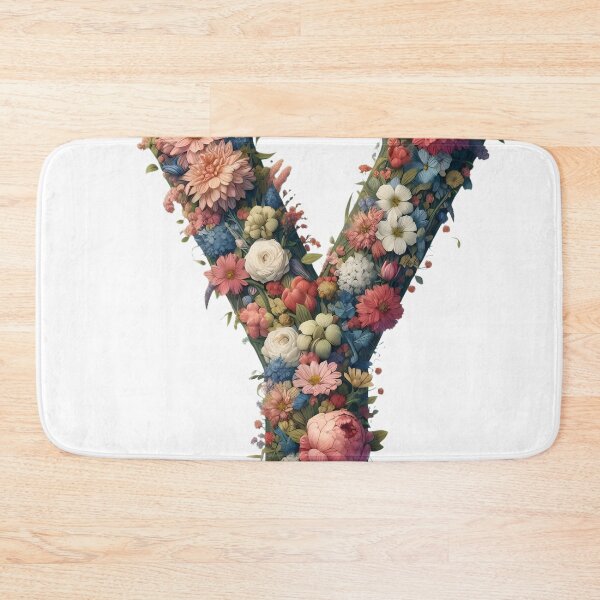 Item preview, Letter “Y” containing flowers designed and sold by yeekazar.