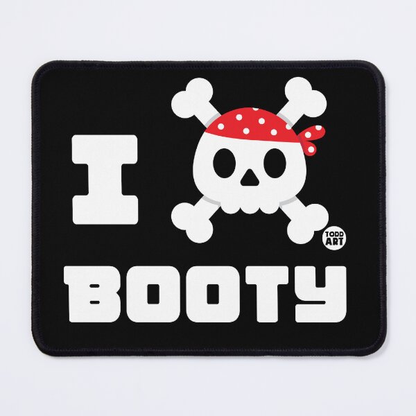 Item preview, I Love Booty Skull designed and sold by TODD GOLDMAN.