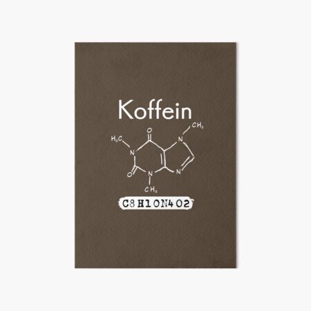 Artikel-Vorschau von Koffein – Deutsch für Koffeinmolekül, designt und verkauft von Deutschic.