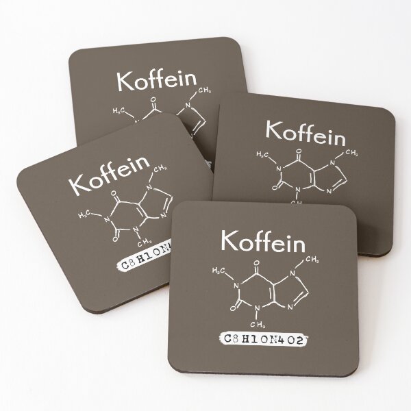 Item preview, Koffein - German for Caffeine Molecule  designed and sold by Deutschic.