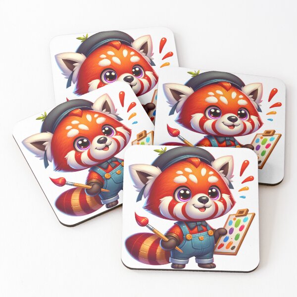 Item preview, Artistic Red Panda designed and sold by TinyTailsGalery.