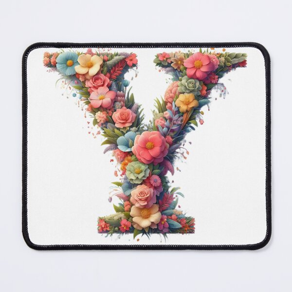 Item preview, Letter “Y” containing flowers designed and sold by yeekazar.