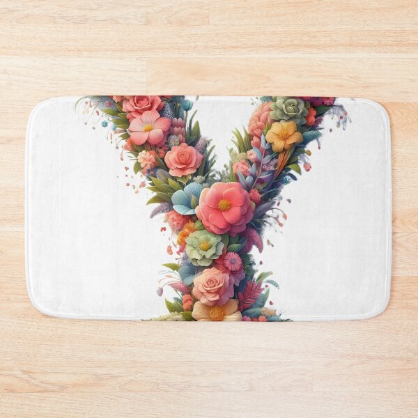Item preview, Letter “Y” containing flowers designed and sold by yeekazar.