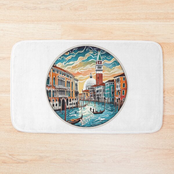 Item preview, Vintage Venice Travel Stickers - Retro Minimal Design designed and sold by pod24.