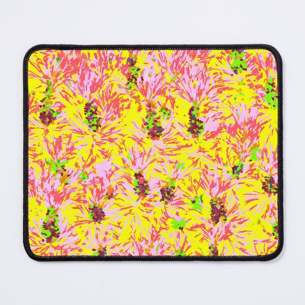 Item preview, The Pink Pine Needles with New Grown Pine Pollen on Yellow designed and sold by IraNiva.