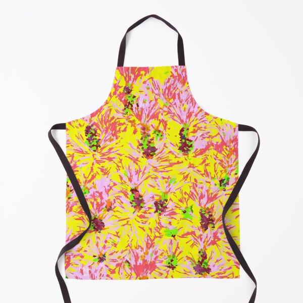 Item preview, The Pink Pine Needles with New Grown Pine Pollen on Yellow designed and sold by IraNiva.