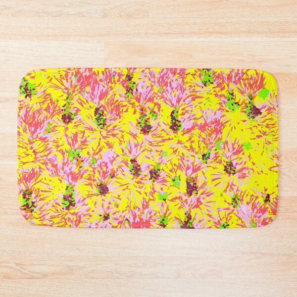 Item preview, The Pink Pine Needles with New Grown Pine Pollen  on Yellow designed and sold by IraNiva.