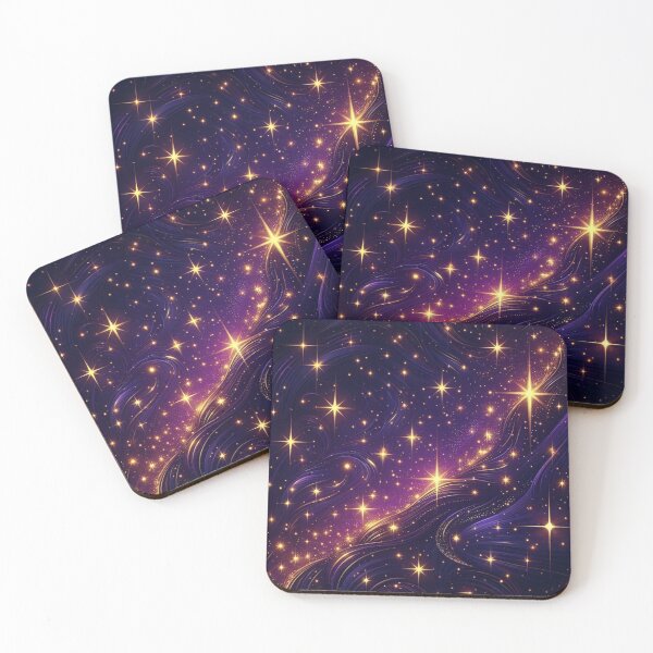 Item preview, Golden Stardust Dance designed and sold by LyssasMindArt.