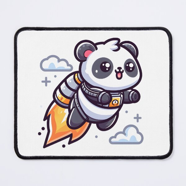 Item preview, Kawaii Panda With Jetpack designed and sold by CanvasCutie.