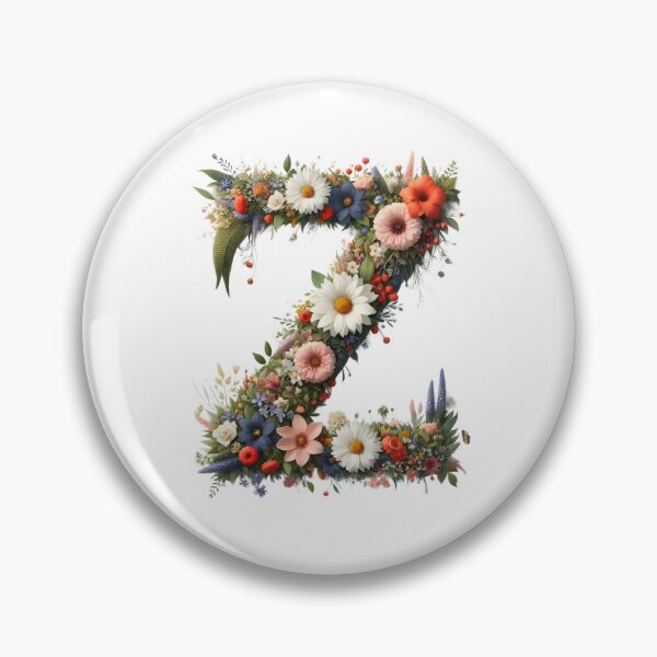 Item preview, Letter “Z” containing flowers designed and sold by yeekazar.