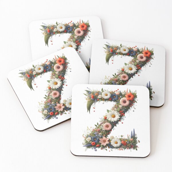 Item preview, Letter “Z” containing flowers designed and sold by yeekazar.