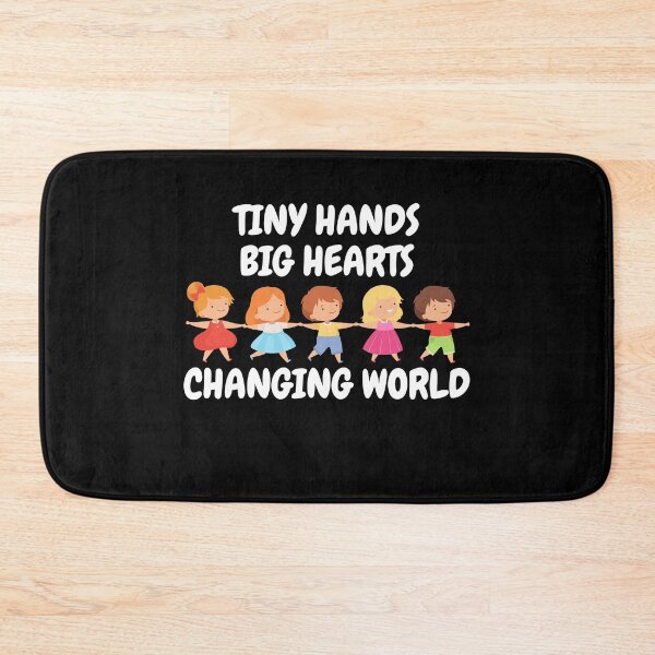 Item preview, Tiny Hands, Big Hearts, Changing World Children Inspiration designed and sold by YoungESC.