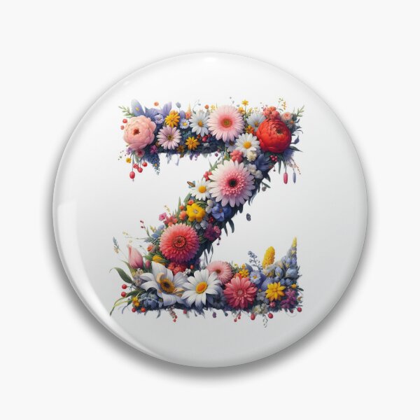Item preview, Letter “Z” containing flowers designed and sold by yeekazar.