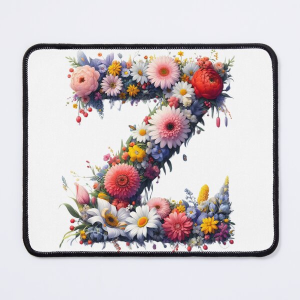 Item preview, Letter “Z” containing flowers designed and sold by yeekazar.