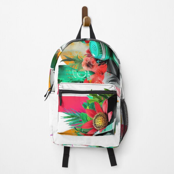 Item preview, Collage Wall Art T-shirt Design: Woman with headphones designed and sold by ForeverPrintsOK.