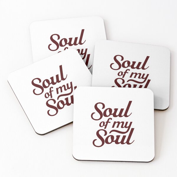Item preview, "Soul Of My Soul" Red Bordeaux Elegant Typography  designed and sold by WatermelonPink.
