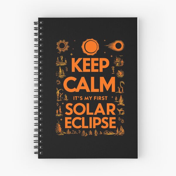 Item preview, keep calm solar eclipse - April 2024 designed and sold by QuantaPixel.