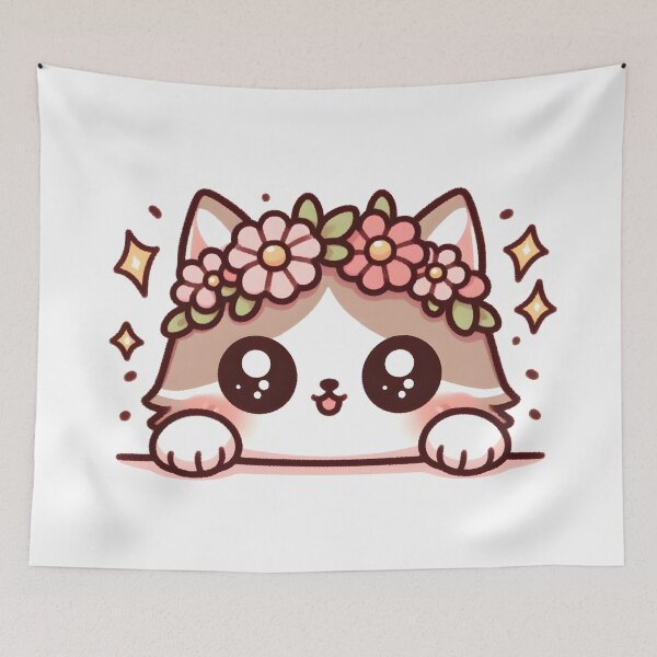 Item preview, Kawaii Actor: A Flower Crown designed and sold by CanvasCutie.