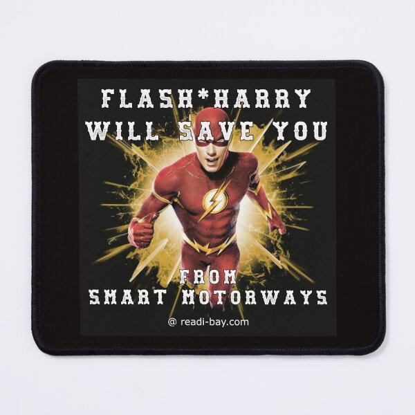 Item preview, Flash-Harry Saves You From Smart Motorways designed and sold by AlienAlmanac.