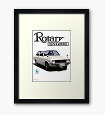 Mazda R10, R100 Rotary Engine Classic Framed Print