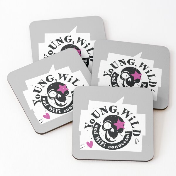 Item preview, YOUNG WILD and WIFI designed and sold by Tshirtalk.