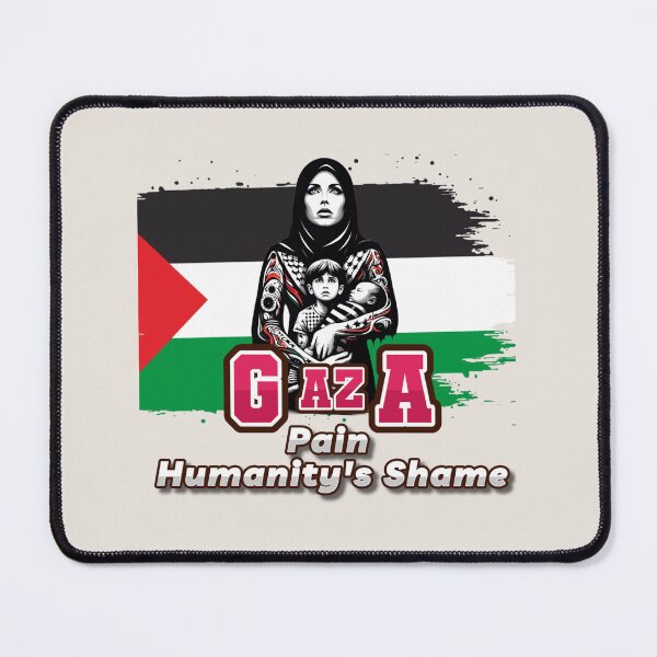 Item preview, Palestine's Pain, Humanity's Shame: Stop Genocide (new design) :from EgyApe Artists designed and sold by egyape ⭐⭐⭐⭐⭐.