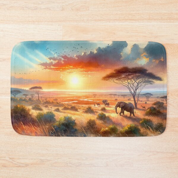 Item preview, Savannah sunset designed and sold by Cerberus-Art.