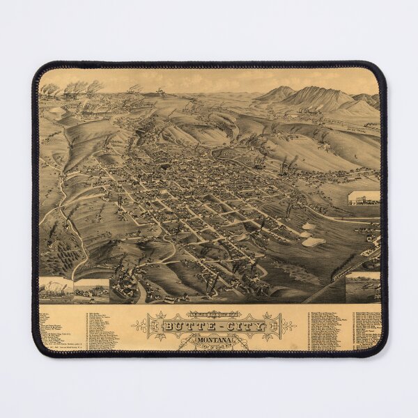 Item preview, Butte, Montana (1884) designed and sold by allhistory.