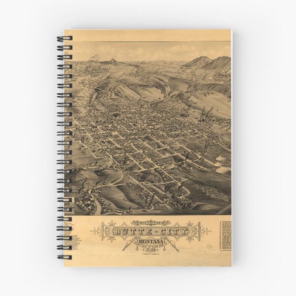 Item preview, Butte, Montana (1884) designed and sold by allhistory.
