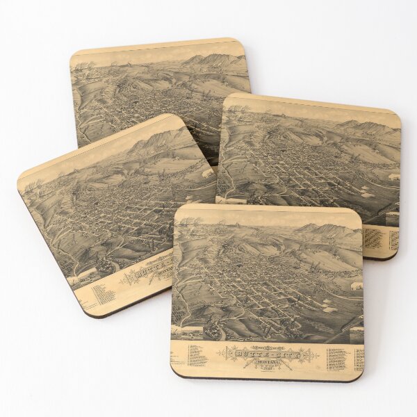 Item preview, Butte, Montana (1884) designed and sold by allhistory.
