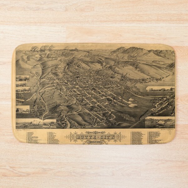 Item preview, Butte, Montana (1884) designed and sold by allhistory.