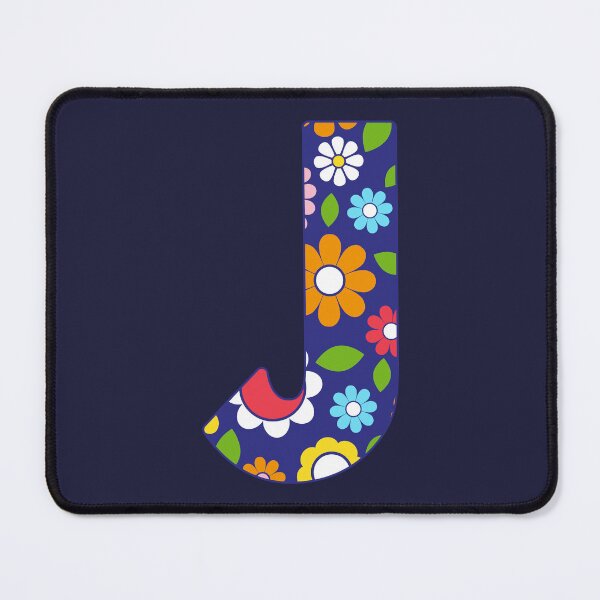 Item preview, Hippie Floral Alphabet Letter J designed and sold by ToluaPrints.