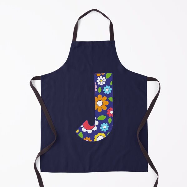 Item preview, Hippie Floral Alphabet Letter J designed and sold by ToluaPrints.