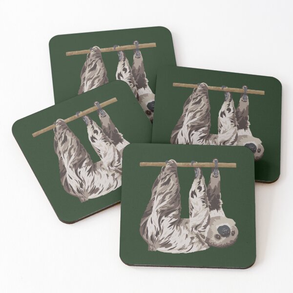 Item preview, Sloth Portrait designed and sold by GeoCreate.