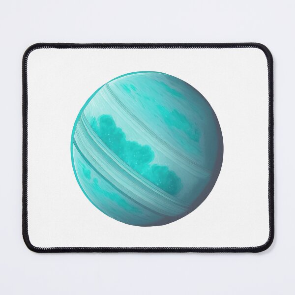 Item preview, Turquoise Titan: A Majestic Gas Giant's Artistic Rendition designed and sold by jgvisualarts.