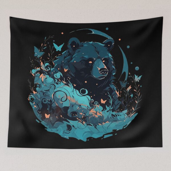 Item preview, black bear designed and sold by maniabx.