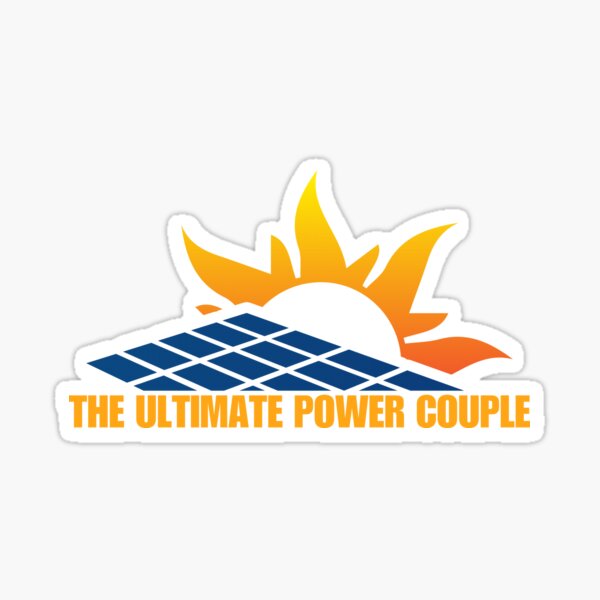 Item preview, Solar energy funny sun and panel the ultimate power couple green energy environmentalist earth day  designed and sold by Lulustarfox.