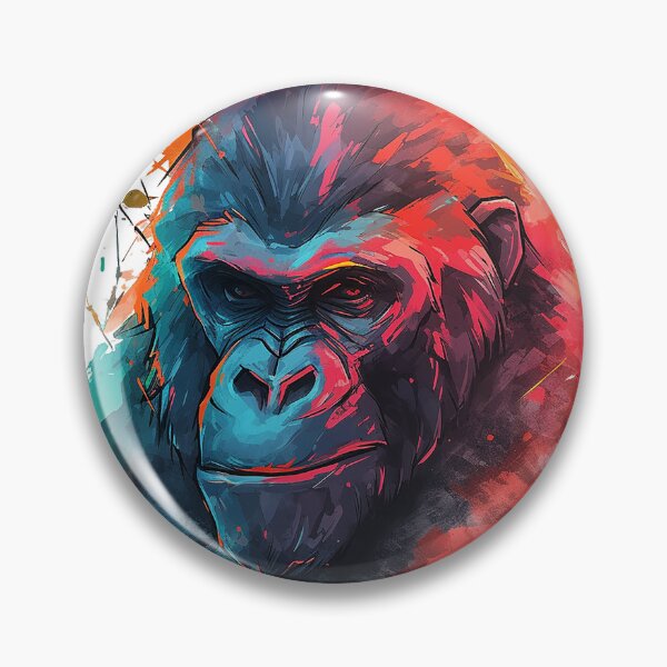 Item preview, gorilla face designed and sold by maniabx.