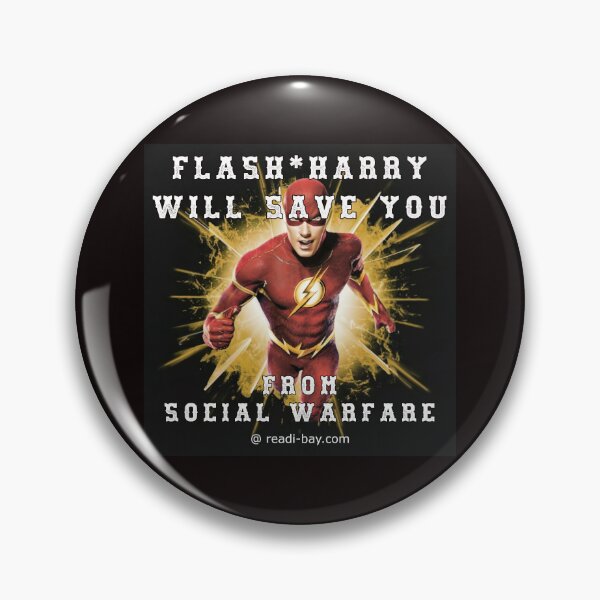 Item preview, Flash-Harry Saves You From Social Warfare designed and sold by AlienAlmanac.