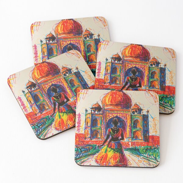 Item preview, Abstract Indian Artwork - Taj Mahal  designed and sold by feether-store.