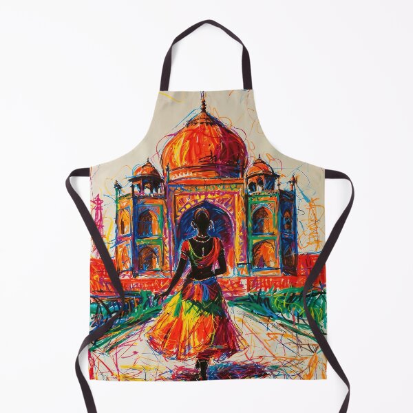 Item preview, Abstract Indian Artwork - Taj Mahal designed and sold by feether-store.