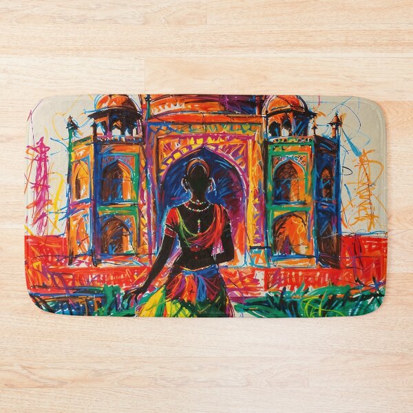 Item preview, Abstract Indian Artwork - Taj Mahal  designed and sold by feether-store.