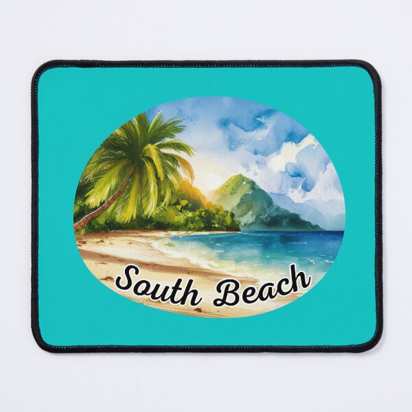 Item preview, South Beach Oval Watercolor designed and sold by RWCarpenter.