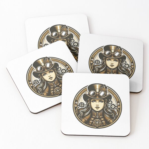 Item preview, Steampunk Victorian Woman (White Background) designed and sold by MusesWhispers.