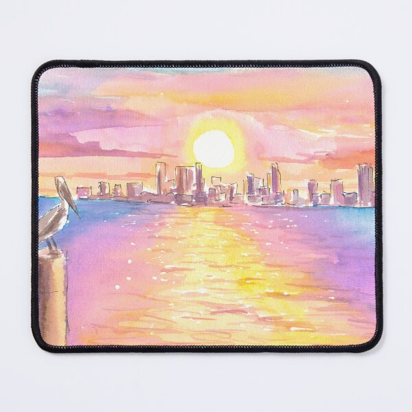 Item preview, Saint Petersburg Florida Skyline in Golden Sunset designed and sold by artshop77.