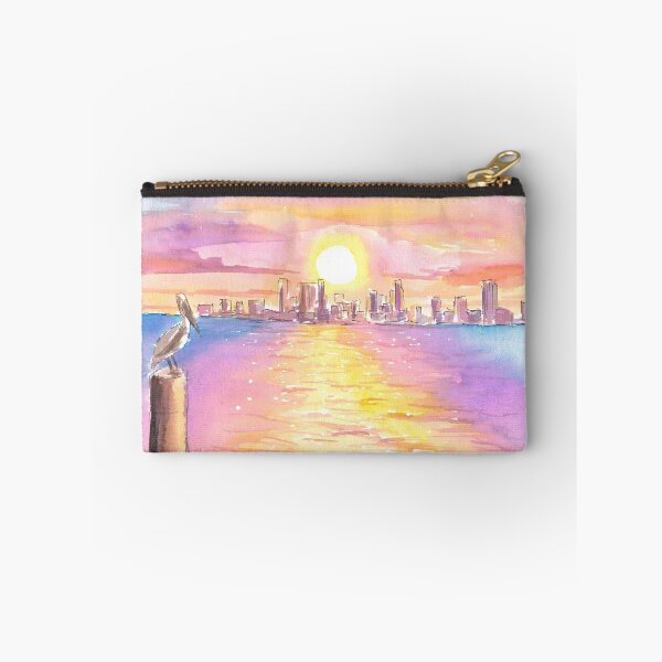 Item preview, Saint Petersburg Florida Skyline in Golden Sunset designed and sold by artshop77.