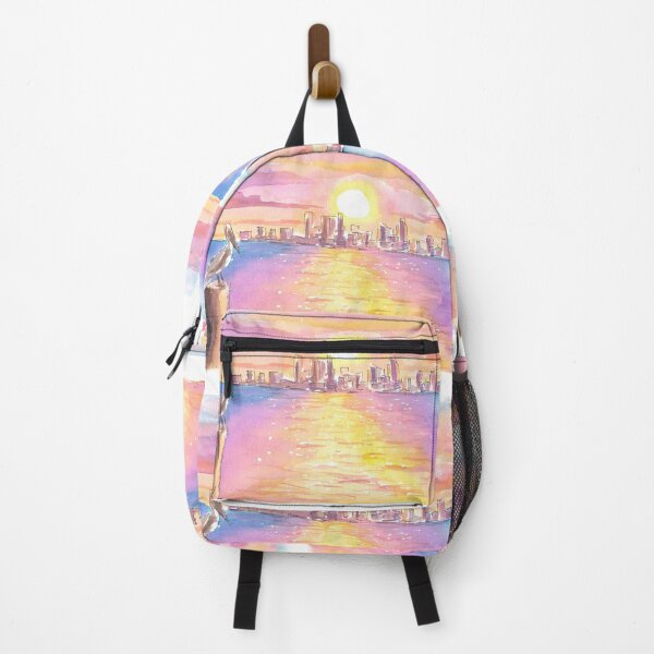 Item preview, Saint Petersburg Florida Skyline in Golden Sunset designed and sold by artshop77.