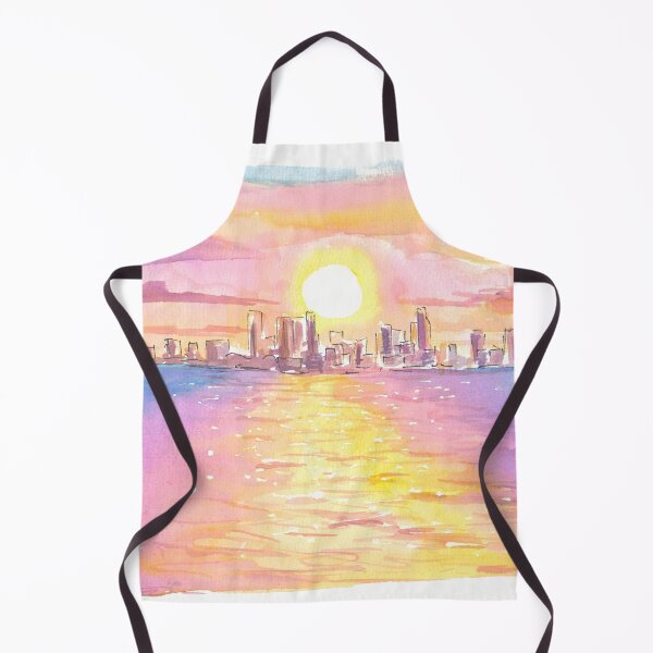 Item preview, Saint Petersburg Florida Skyline in Golden Sunset designed and sold by artshop77.